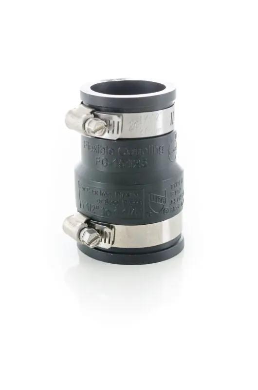 Pasco Specialty 5615125 Flexible Coupling for Cast Iron / Plastic to Cast Iron / Plastic