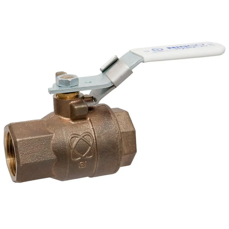 NIBCO NLB950X6 HydraPure T-585-80-LF 1/2 in. Silicon Bronze Full Port Threaded 600# Ball Valve