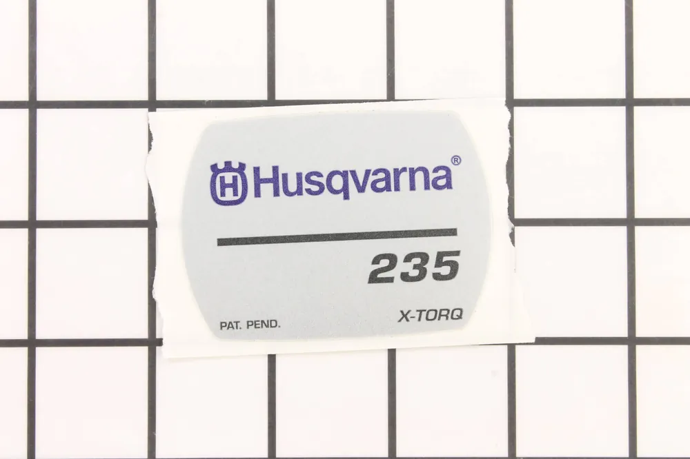 Husqvarna 545118503 Decal 235