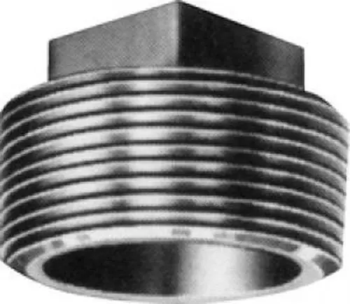 Anvil 318901568 Cast Iron Cored Square Head Plug, 3/4, Black