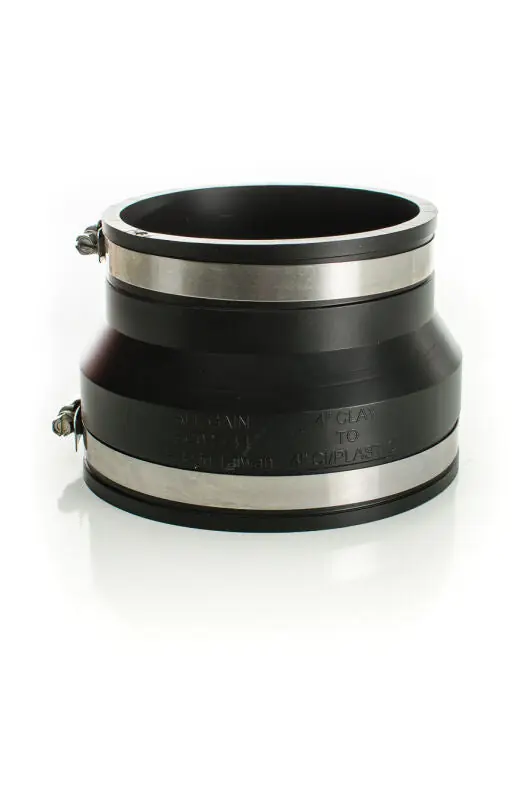 Pasco Specialty 56244 Flex Coupling for Clay to Cast Iron/Plastic