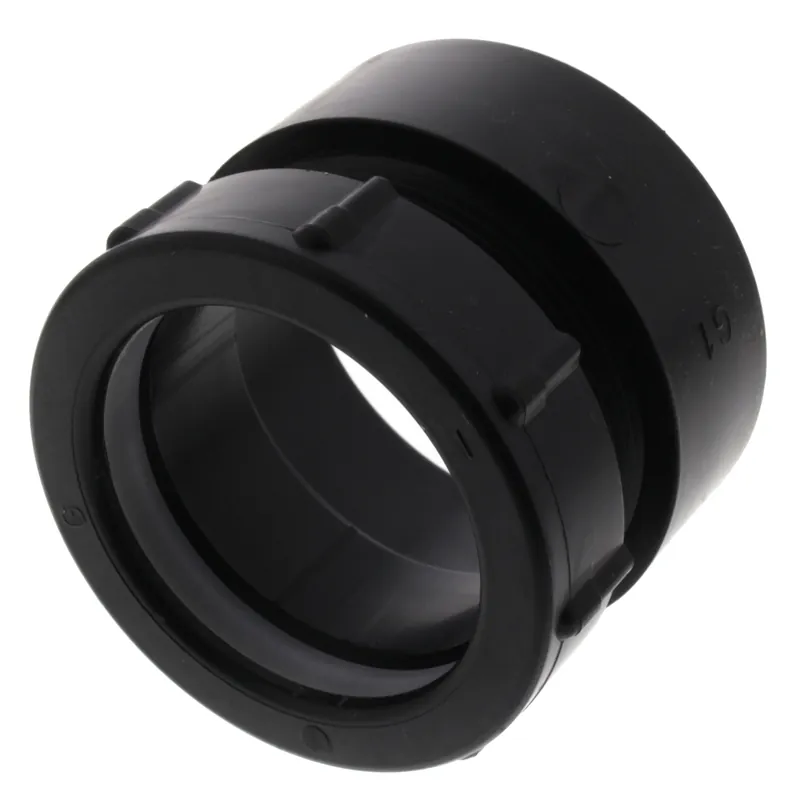 Nibco I018200 2 Hub x Slip Joint Trap Adapter ABS