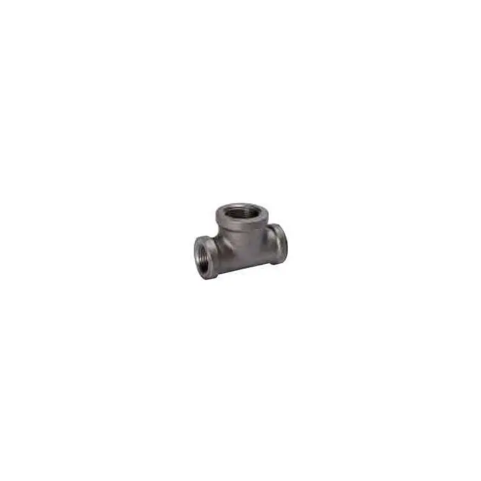 Mueller Industries 520-877 Black Malleable Iron Reducing Tee 2 x 1-1/2 x 1-1/2
