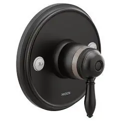 Moen TS32110BL Weymouth 1-Handle ExactTemp Valve Trim Kit in Matte Black