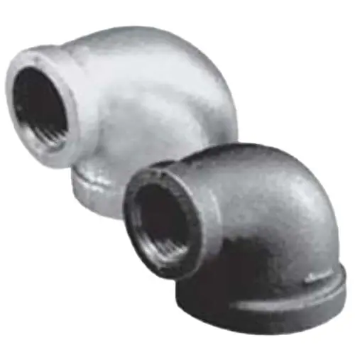 Malleable ZMGLR0807 2 X 1-1/2 90 Deg Red Elbow Galv