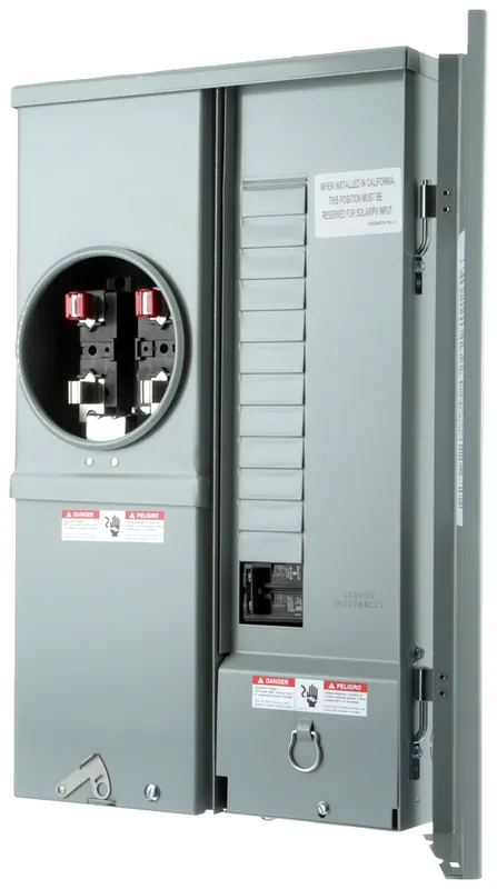 Siemens MC1224B1125ESC 120/240 VAC 125 Amp 1-Phase 3-Wire Ring Type Combination Meter Load Center