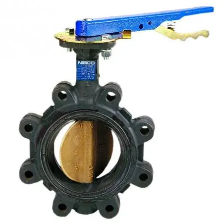 NIBCO INC NLG160D LD21005 2 Lug BFV Gear Op Duct Iron