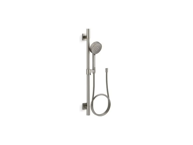 Kohler K-99242-Y-BN Awaken G110 2.5 GPM 4-Spray Wall Mount Handshower Kit Includes Slide Bar