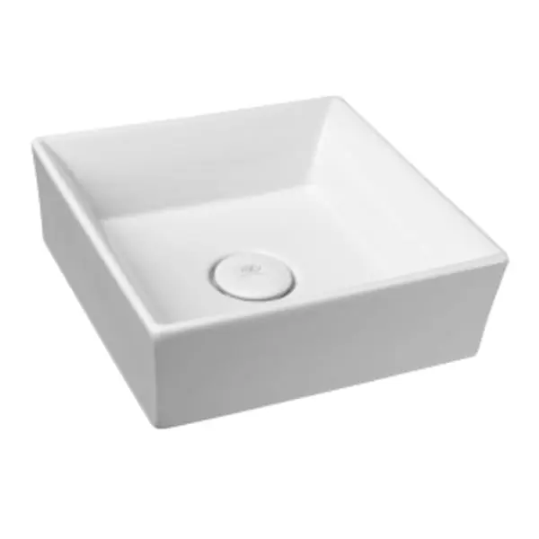 American Standard D20085015.415 Pop Square Vessel Sink in Canvas White