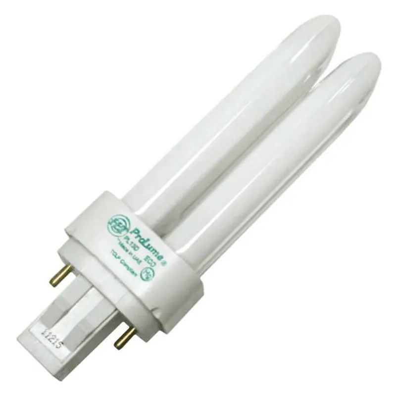 Halco 109150 CFL Double Tube 2-Pin T4 Bulb, GX23-2 Base, 13W, 4100K, Dimmable
