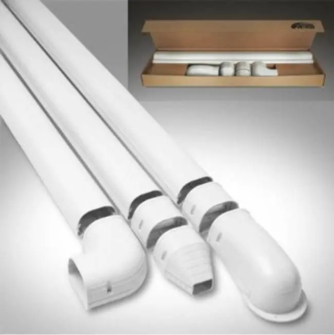 Rectorseal 84025 Fortress Lineset Covers 3.5 Wall Duct Kit