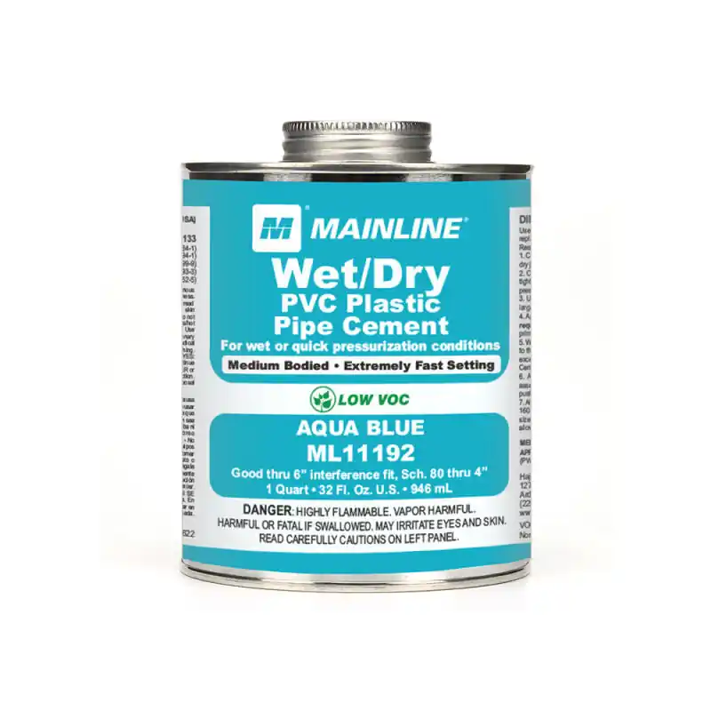 Mainline ML11192 Cement Wet-R-Dry Blue PVC QT