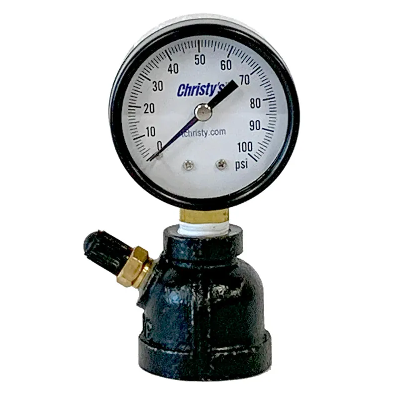 CHRISTYS 513982 2 Inch Air Test Gauge Bell Reducer 0 -100 PSI