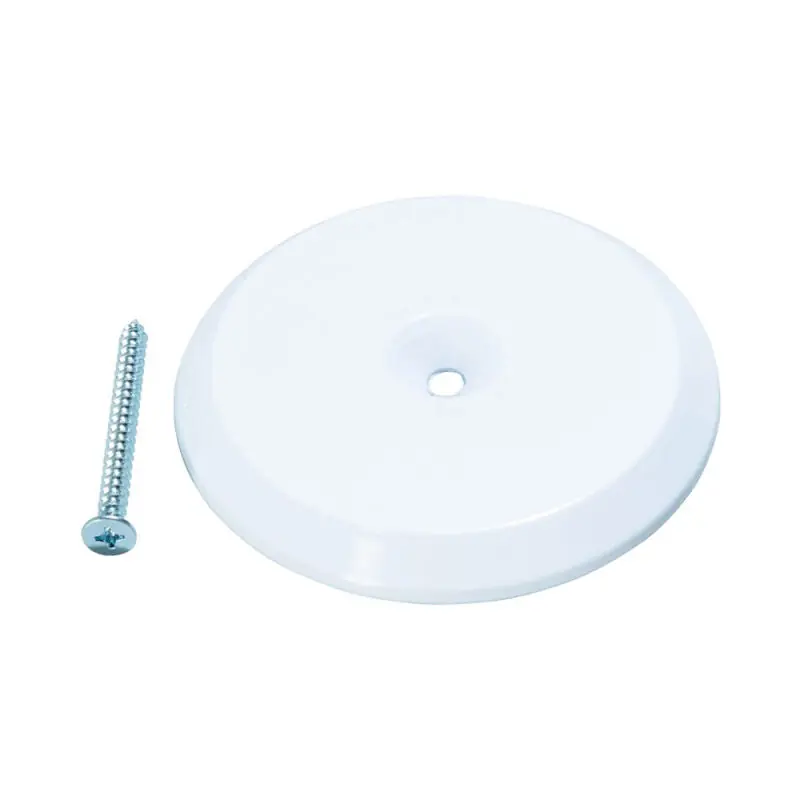 AB&A 01646 4-1/2 ABS White Flat Cleanout Cover