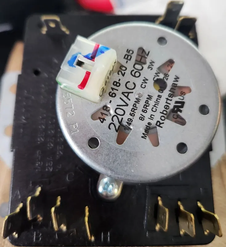 ROBERTSHAW 162-402-1-AM Dryer Timer Service
