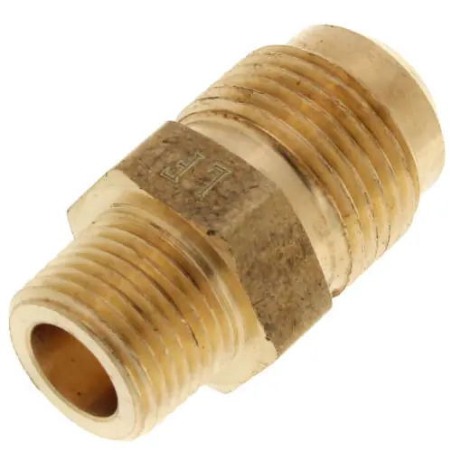 Jones Stephens F40109 (48-106) 5/8 Flare x 3/8 MIP Brass Half Union