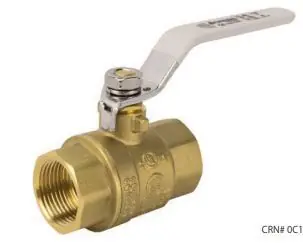 Jomar T-150G Jomar 150-106G 1-1/4in IPS Brass Ball Valve LF