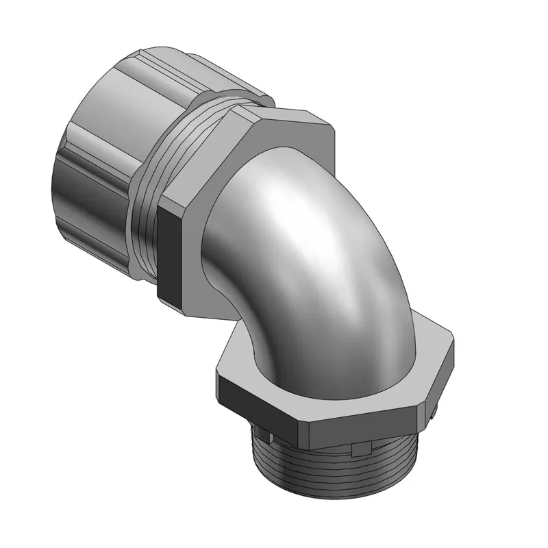 Thomas and betts 5255 liquidtight conduit connector 90 degree 1-1/4 inch