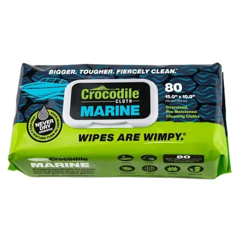 Crocodile Cloth 6630-080 Marine Cleaner and Degreaser Wipe