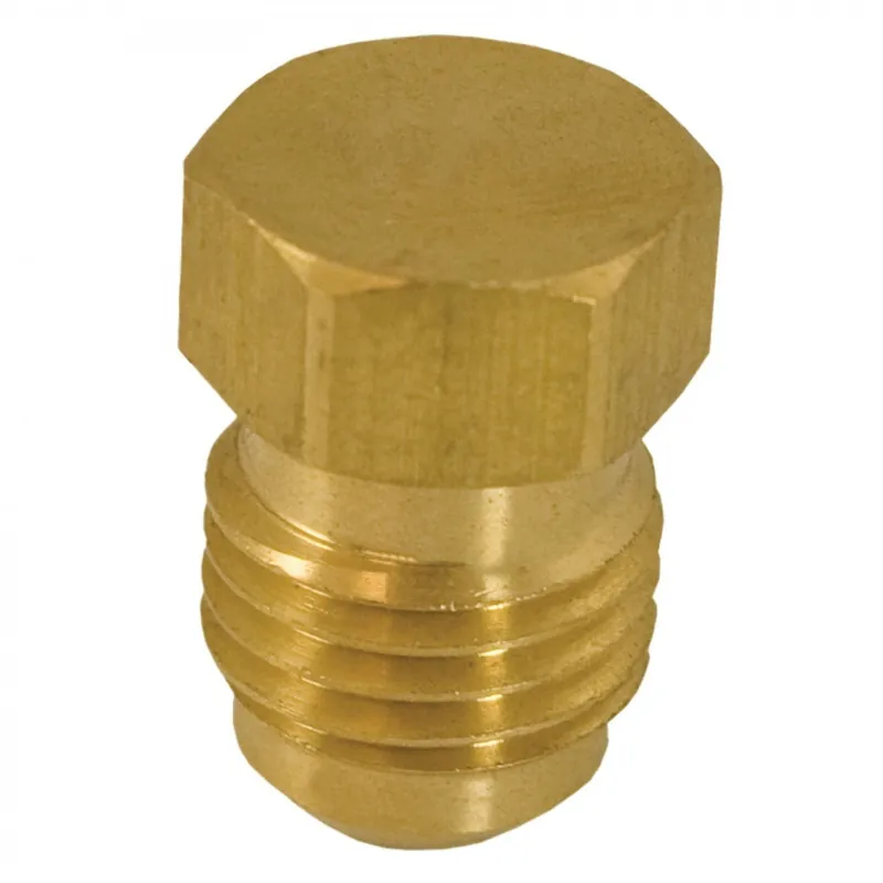 Jones Stephens F40015 (39-4) 1/4 Brass Flare Plug