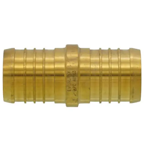 Everflow EPCP0114-NL 1-1/4 PEX x 1-1/4 PEX Brass Coupling lead free