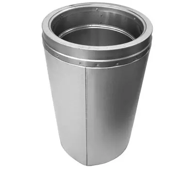 Ecco Manufacturing 200405 4 x 12 in. Twistlock Galvanized Steel Adjustable Vent Pipe