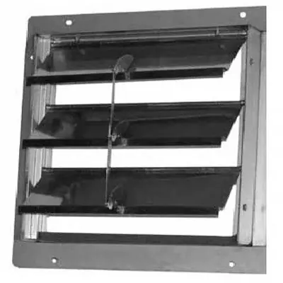 SOLER & PALAU 304SS12 Automatic Wall Shutter Stainless Steel Blade