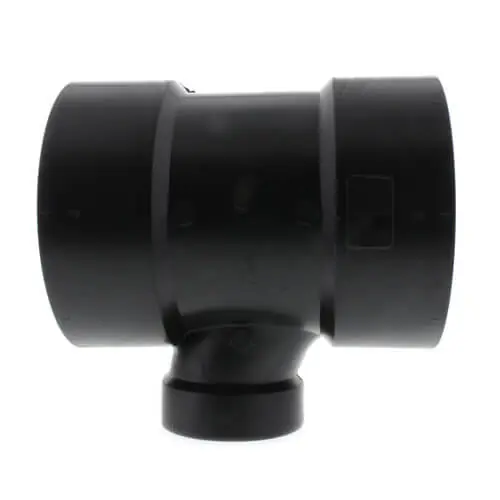 Nibco I099350 4 x 4 x 1-1/2 Hub ABS DWV Sanitary Tee