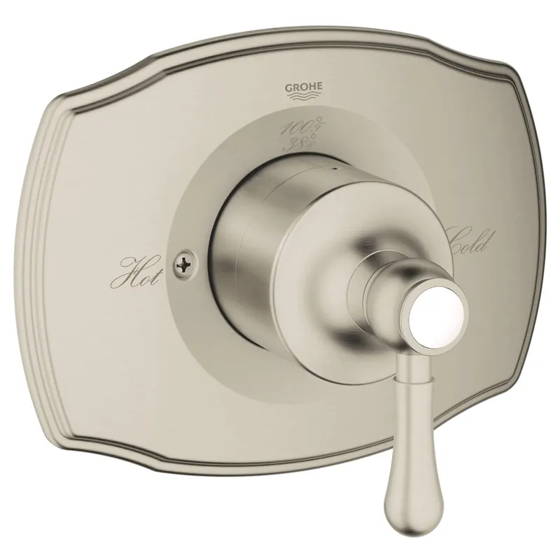 Grohe 19843EN0 GrohSafe 2000 Authentic Single Function Pressure Balance Trim with Control Module in Brushed Nickel
