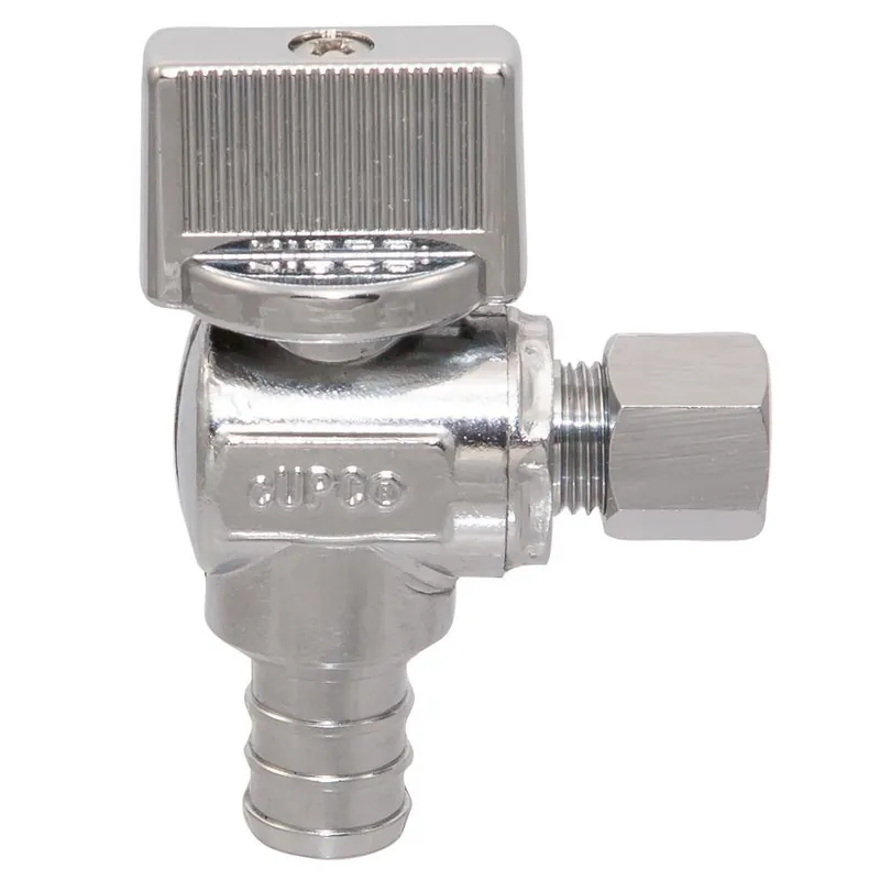 NIBCO ND619L6 Pro-Stop 1/2 x 3/8 in Angle Supply Stop Valve