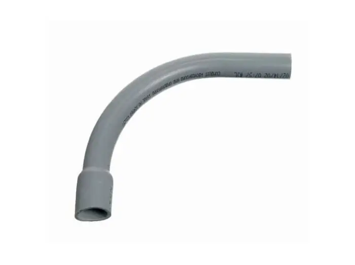 Thomas and Betts UA9FKB Rigid PVC Elbow 2-1/2 in. Trade Size 90 Degree