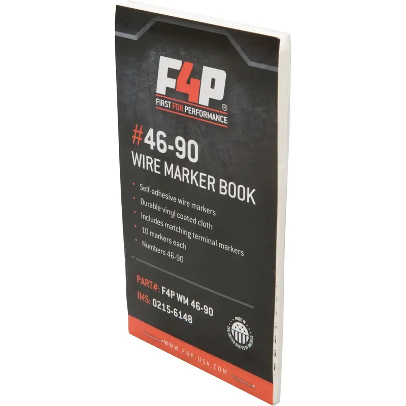 F4P F4P WM 46-90 Wire Marker Book