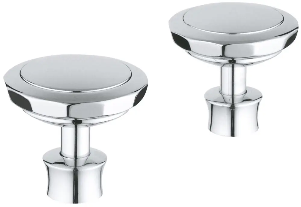 Grohe 18086000 Fittings Power Round Handles Pair