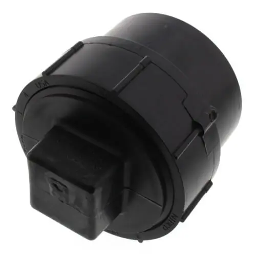 Nibco I169300 3 Spigot x Cleanout w/ Plug ABS DWV Cleanout Adapter 5816
