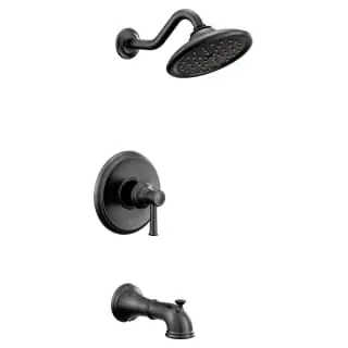 Moen UT2313EPBL Belfield Matte Black M-CORE 2 Series Tub/Shower Trim Set