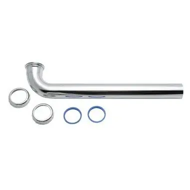 Oatey 3137B-1 Elbow Slip Joint With Brass Nut /Washer 22 Gauge 1-1/4 X 12 Inch