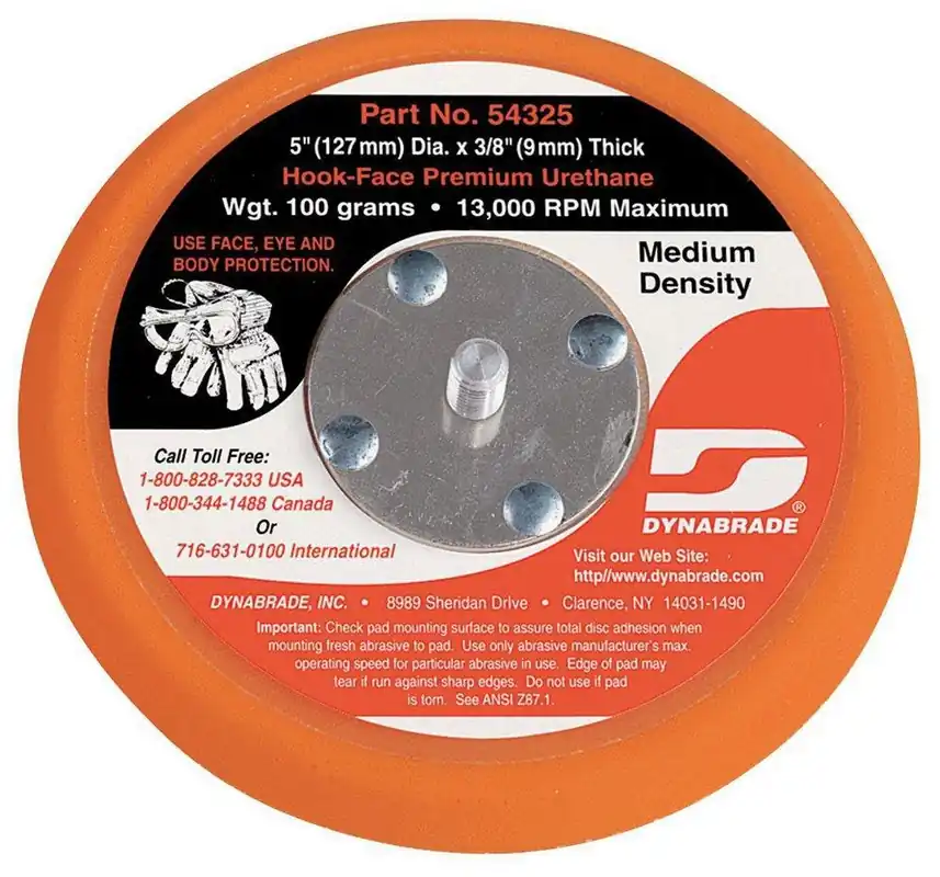 Dynabrade 54325 Medium Density (3/8) Backing Pad
