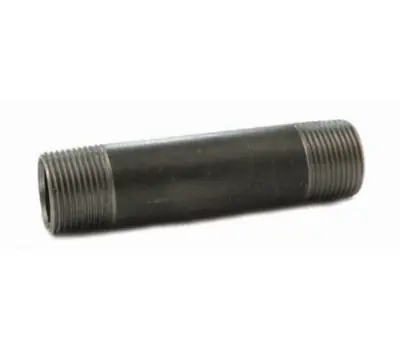 CHARMAN 362379 2 x 2-1/2 in. Black Steel Nipple, Lead Free