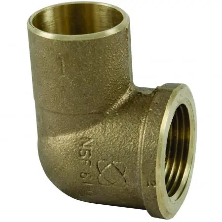 NIBCO INC B06535L 707-3-LF 2 CXF 90 ELBOW CAST