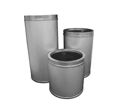 ECCO MANUFACTURING 200450 4 X 48 IN. TWISTLOCK GALVANIZED STEEL VENT PIPE