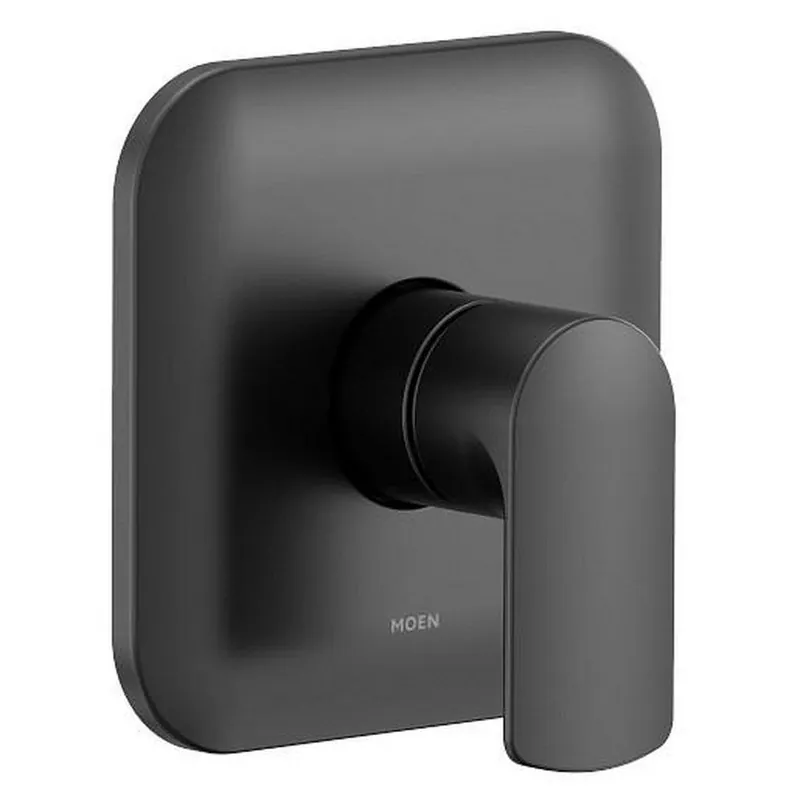 Moen UT2811BL Rizon Single Handle Pressure Balancing Valve Trim in Matte Black