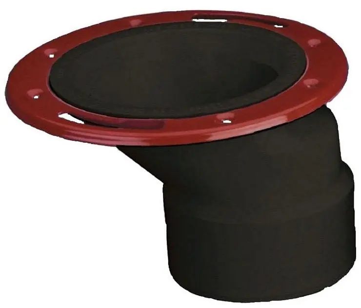 Oatey 43500 Toilet Level-Fit Closet Flange 3-4 Inch Offset Replacement MPN