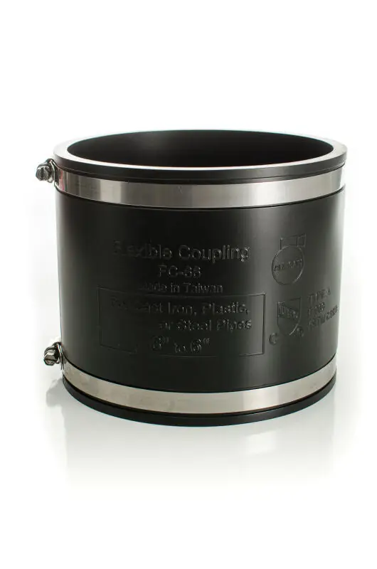 Pasco Specialty 5666 Flexible Coupling for Cast Iron and Plastic