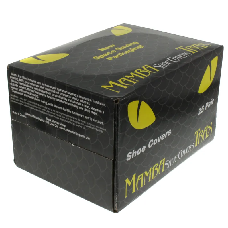 Black Mamba MTX-50 Mamba Trax Polyethylene Fiber Shoe Covers 25 Pairs MT-X150
