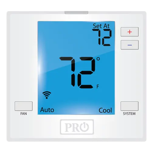DIVERSITECH T701 Digital Non-Programmable Thermostat 1H/1C with 4 Display