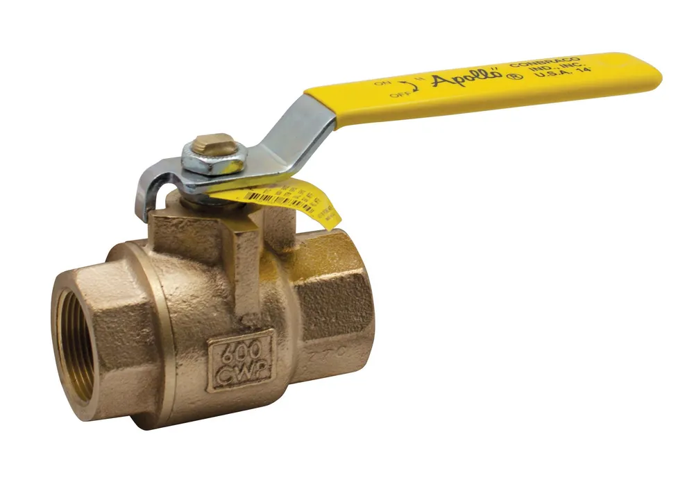 Apollo Valves 77C10427 3/4 Full Port Contractor Series Threaded Ball Valve w/ Locking Handle