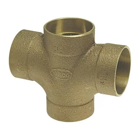 NIBCO INC E270770 835R 3X3X2X2 DWV DBLE SAN TEE CAST