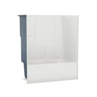 MAAX 140109-L-000-001 TSTEA62 60 x 31 AcrylX Alcove Left-Hand Drain One-Piece Tub Shower