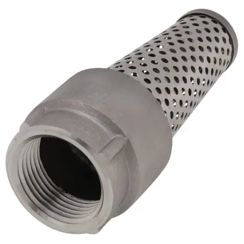 Boshart 17FVSS-100 1 304 Stainless Steel Foot Valve