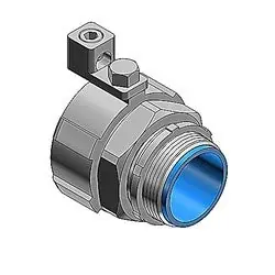 Thomas & Betts 5335GR 1-1/4 Inch Steel External Bonding Liquidtight Insulated Connector